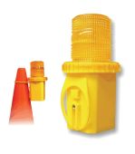 Traffic Cone Accessories: Flashing Cone Light