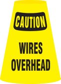 Caution Cone Cuff™ Sleeve: Wires Overhead