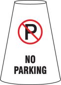 Caution Cone Cuff™ Sleeve: No Parking