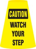 Cone Cuff™ Sleeves: Caution - Watch Your Step