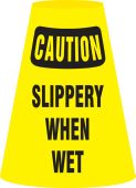 Caution Cone Cuff™ Sleeve: Slippery When Wet