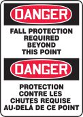 BILINGUAL SAFETY SIGN - FRENCH