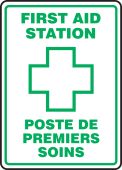 BILINGUAL FRENCH SIGN – FIRST AID