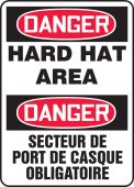 BILINGUAL SAFETY SIGN - FRENCH