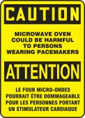 BILINGUAL FRENCH SIGN – MICROWAVE