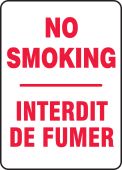 BILINGUAL SAFETY SIGN - FRENCH