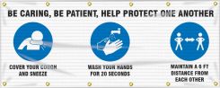 Fence-Wrap™ Mesh Banner: Be Caring, Be Patient, Help Protect One Another ...