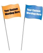 Printed Custom Marking Flags