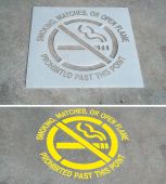 Custom Floor Marking Stencil