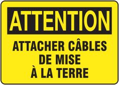 BILINGUAL FRENCH SIGN – ELECTRICAL