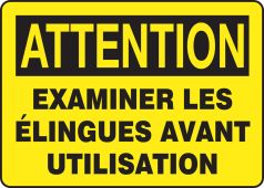 BILINGUAL FRENCH SIGN – EQUIPMENT