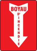 French Fire Safety Sign: Boyau D'incendie