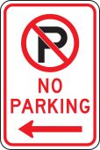 NO PARKING SIGNS