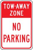 NO PARKING SIGNS
