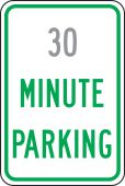 Semi-Custom Parking Sign: (Insert Time) Minute Parking