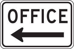 Traffic Sign: Office (Left Arrow)