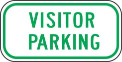 Traffic Sign: Visitor Parking
