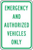 DESIGNATED PARKING SIGNS