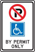 PARKING SIGN - HANDICAPPED