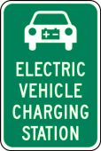 Traffic Sign: Electric Vehicle Charging Station