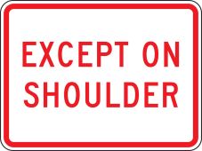 Parking Restriction Sign