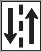 TRAFFIC SIGN - TWO WAY TRAFFIC