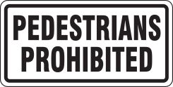 Facility Traffic Sign