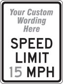 Facility Traffic Sign