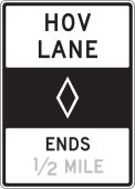 HOV Sign