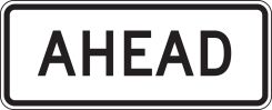 Bicycle & Pedestrian Sign: Ahead