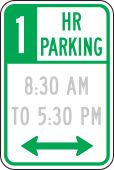 Parking Restriction Sign