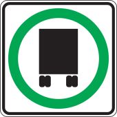 Truck Restriction Sign: National Network Route