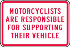 MOTORCYCLE SIGN