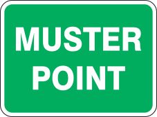 Safety Sign: Muster Point