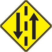 TRAFFIC SIGN - TWO WAY TRAFFIC