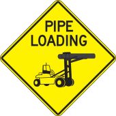 Traffic Sign: Pipe Loading