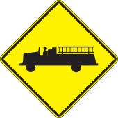 Crossing Sign: Emergency Vehicle