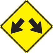 Lane Guidance Sign: Double Arrow