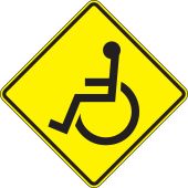 Crossing Sign: Wheelchair