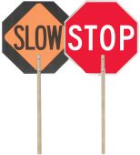 Paddle Signs: 24-in. Reflective Aluminum