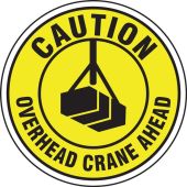 Sign Projector Lens for LED Sign Projector: Caution Overhead Crane Ahead