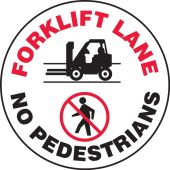 Sign Projector Lens for LED Sign Projector: Forklift Lane No Pedestrians