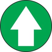Sign Projector Lens for LED Sign Projector: Arrow (white on green)