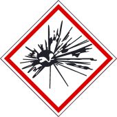 EXPLOSIVE GHS LABEL