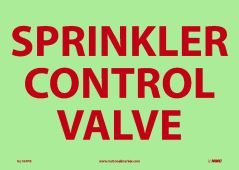 SPRINKLER CONTROL VALVE GLOW SIGN