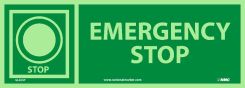 EMERGENCY STOP SIGN