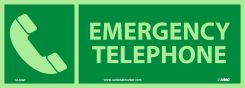 EMERGENCY TELEPHONE SIGN