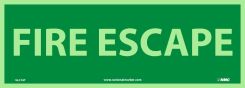 FIRE ESCAPE SIGN