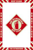 FIRE EXTINGUISHER FLOOR MARKING KIT (GLOW)