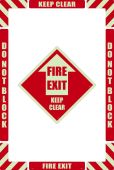 FIRE EXIT FLOOR MARKING KIT (GLOW)